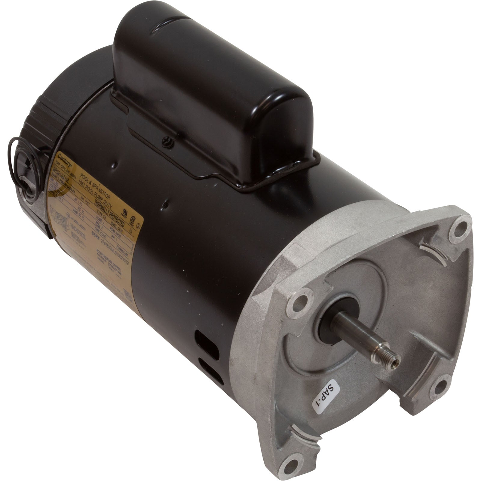 Motor, Hayward TriStar SP3200X, 1.5hp, 1-Spd, 115v/230, Max Rate