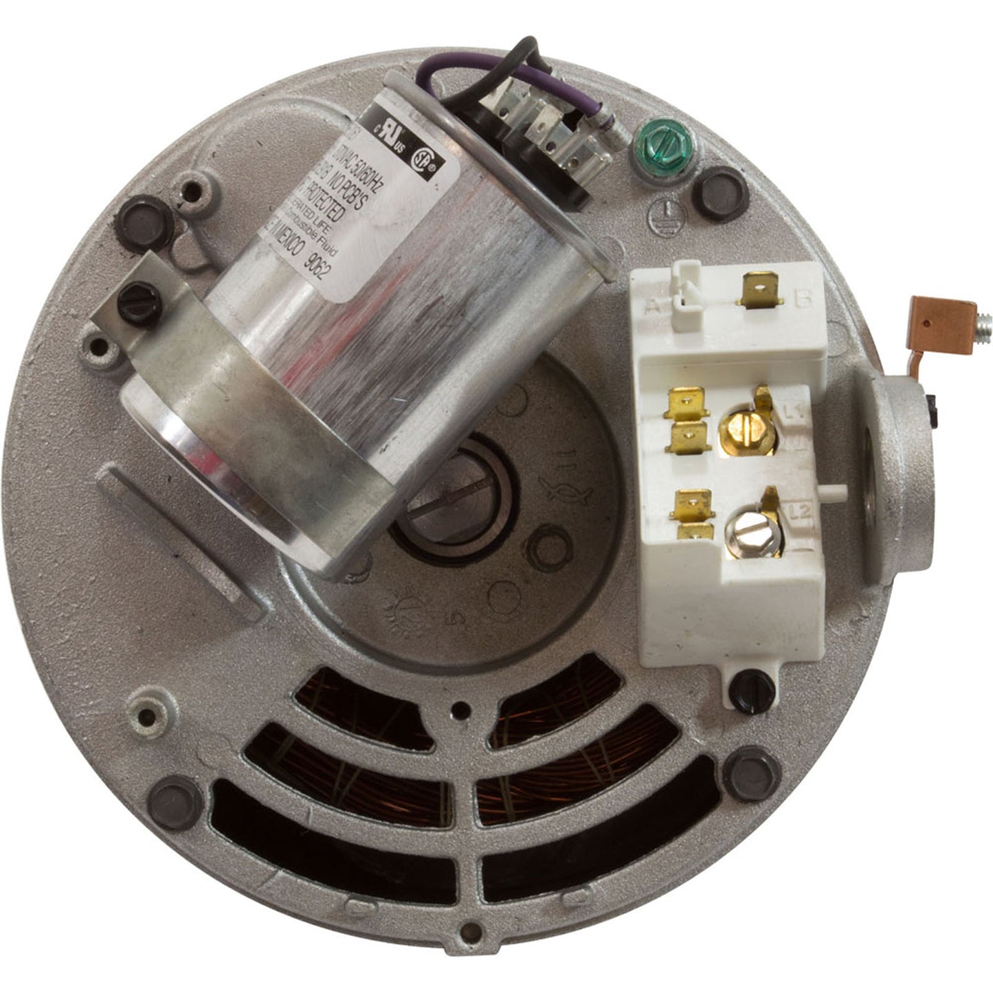 Motor, US Motor, 2.0hp, 230v, 1Spd, 56Jfr, CFace, Thd, Full