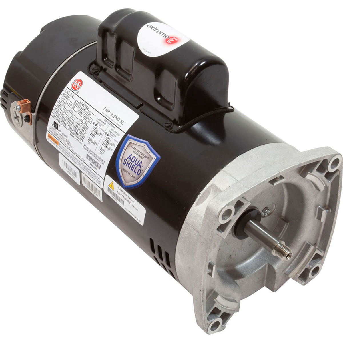 Motor, US Motor, 1.5hp, 2-Spd, 230v, 56YFr, SQFL, Full Rate, PE