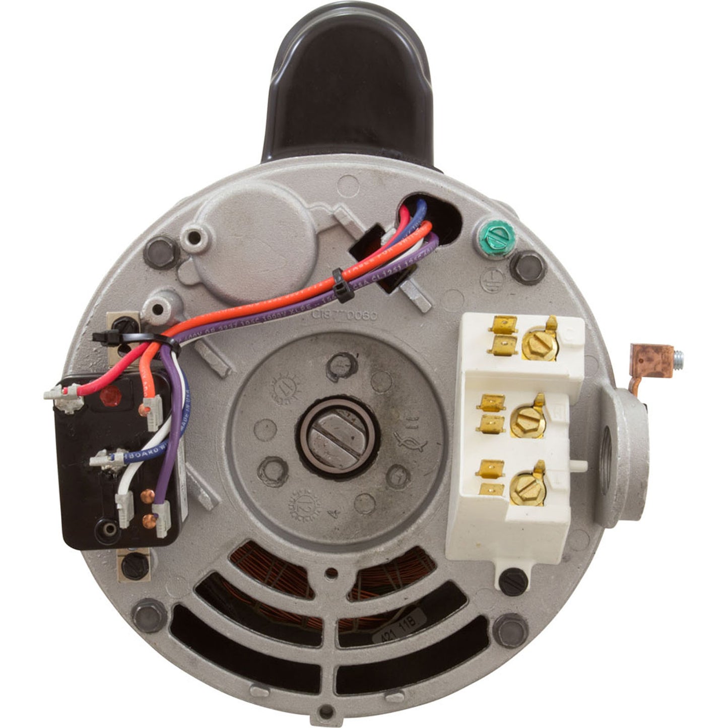 Motor, Nidec/US Motor, 1.0hp, 230v, 2-Spd, 56Yfr, SQFL, Full
