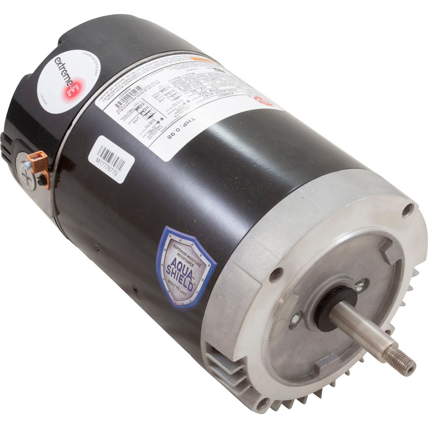 Motor, Nidec/USMtr, 0.5hp, 115/230v, 1Spd, 56Jfr, CFace, Thd, Full