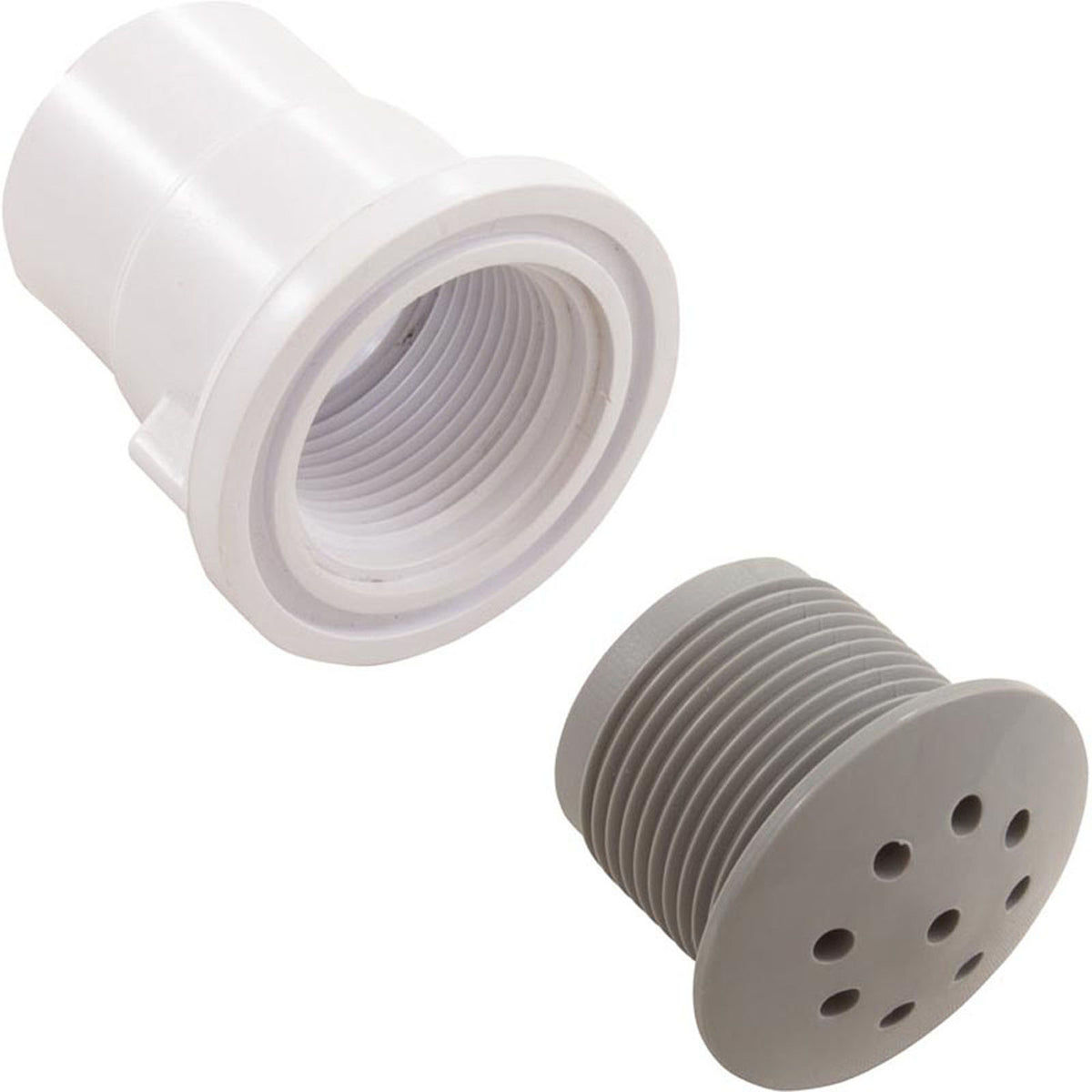 Air Inj, CMP Top Flow, 1-3/16"hs, 1-1/2"fd, 1"spg, Gray