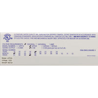 Ozonateur, Ultra-Pure UPP25, DFSSPP et ESABK, 115v, 25k Gal