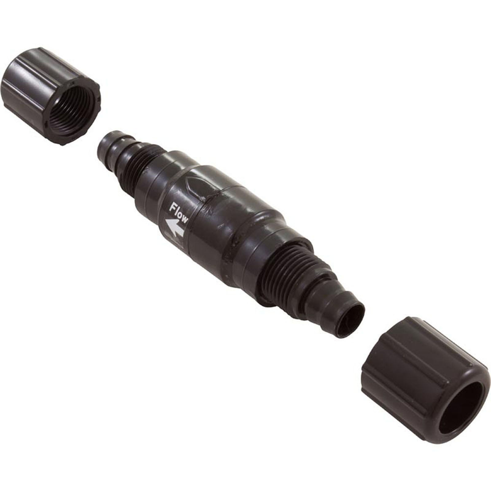 Check Valve, Pentair Auto Feeders, 1/2" Tube x Tube, In-Line