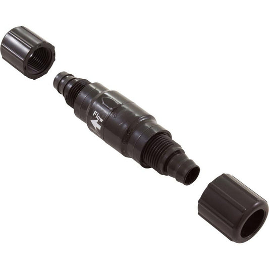 Check Valve, Pentair Auto Feeders, 1/2" Tube x Tube, In-Line