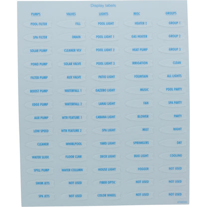 Display, Hayward AquaLogic, Local, PS-16