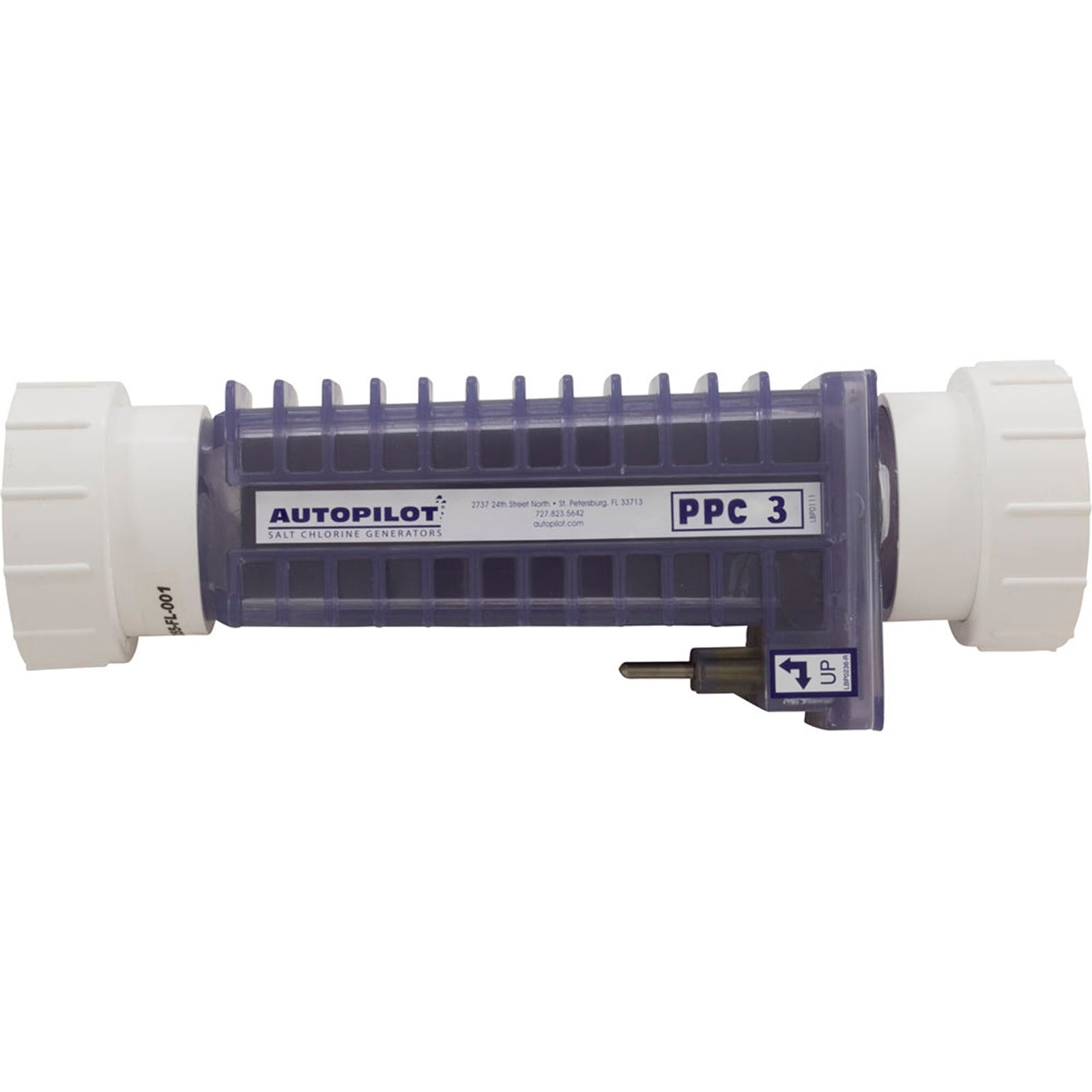 Replacement Salt Cell, Auto Pilot, PPC3, w/Female Unions