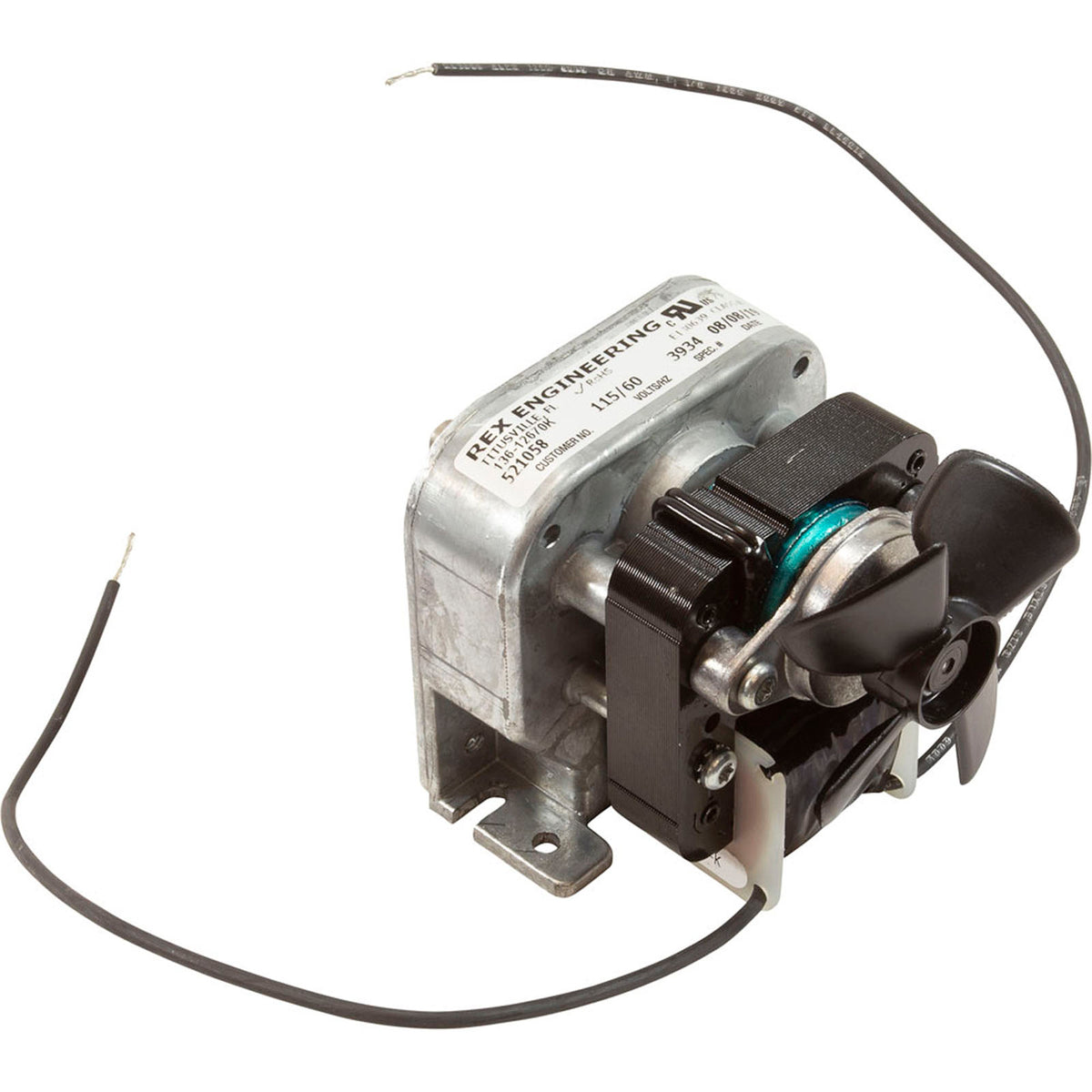 Motor/Gear Assy, Rola-Chem RC252, 115v