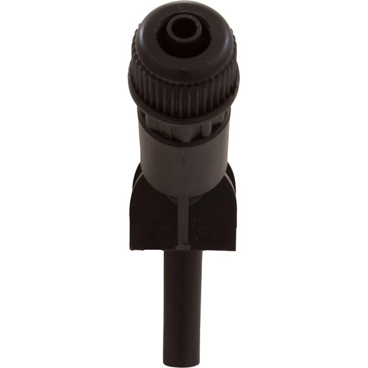 Injection Fitting, Threadless, Blue-White, 3/8"od Tubing Conn