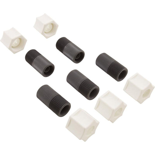 Écrou de raccordement, Stenner, 3/8", avec adaptateur 1/4", quantité 5