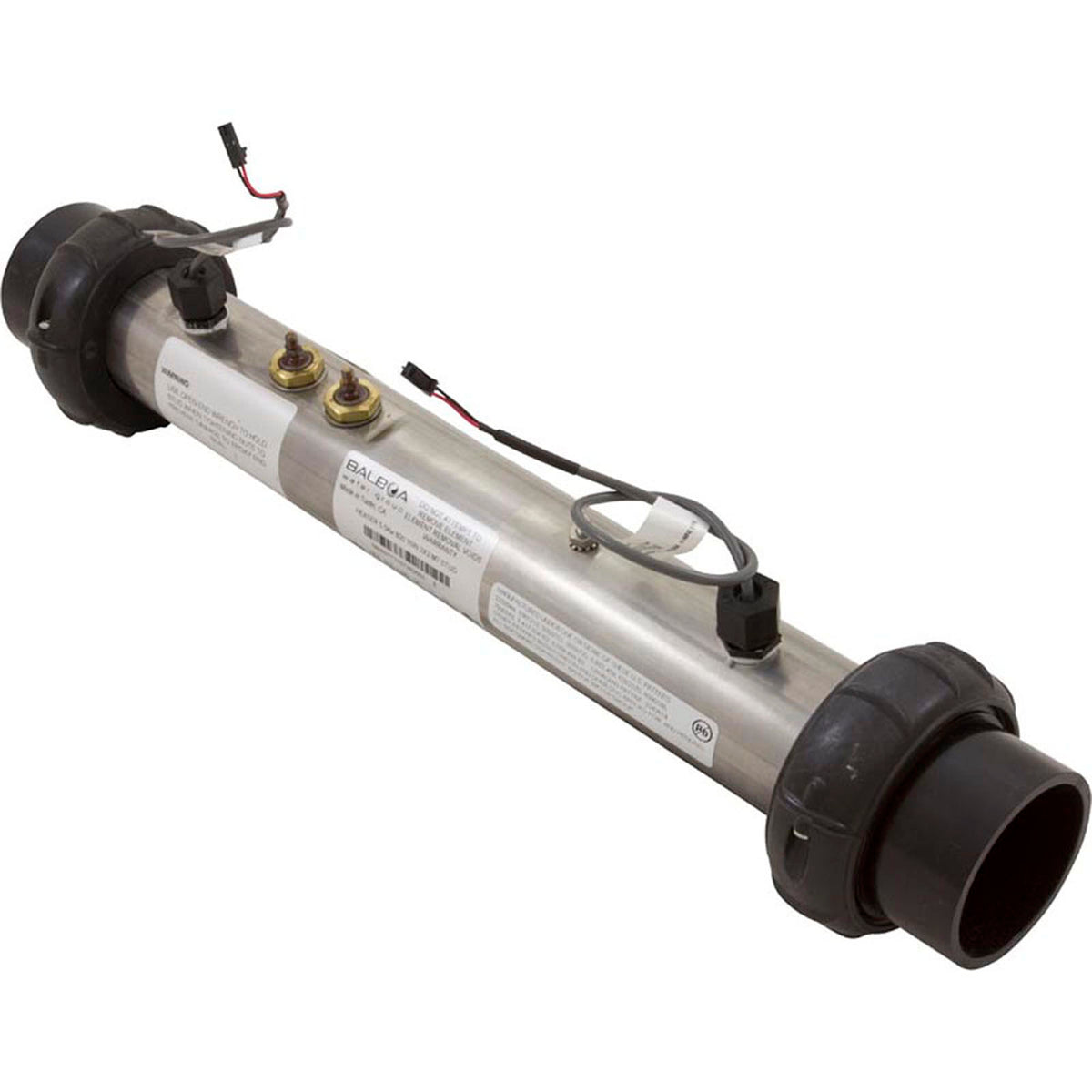 Heater, FloThru, BWG M7 15" x 2", 230v, 5.5kW, w/Sen, Studs