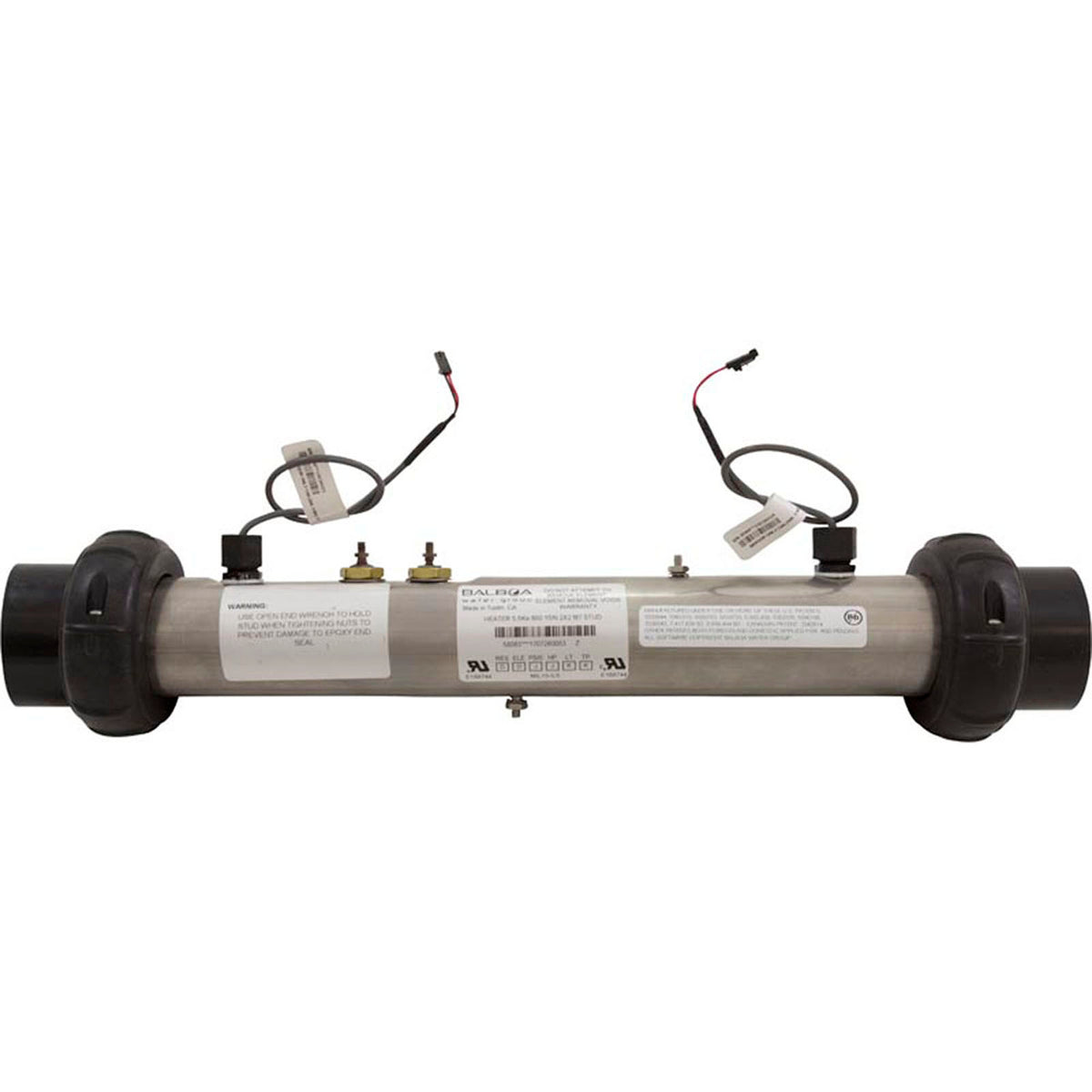 Heater, FloThru, BWG M7 15" x 2", 230v, 5.5kW, w/Sen, Studs