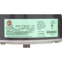 Fan Motor, Pentair UltraTemp Heat Pump 140/140HC, w/ Nut