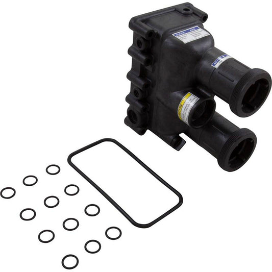 Manifold Body, Pentair Max-e-Therm SR200/333/400, w/ O-Rings