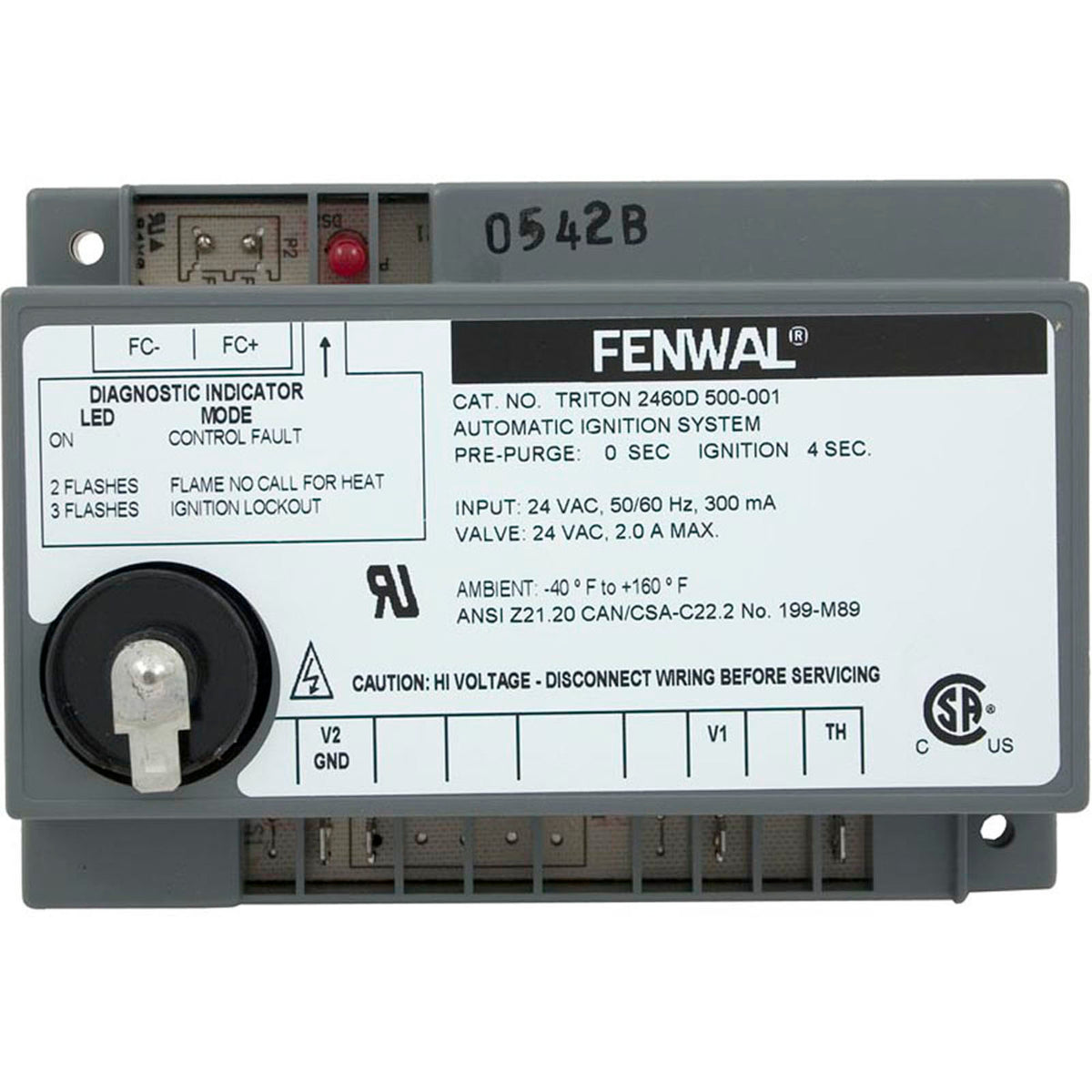 Ignition Control, Pentair Minimax 100
