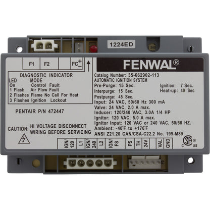 Ignition Control Module, Pentair Minimax NT