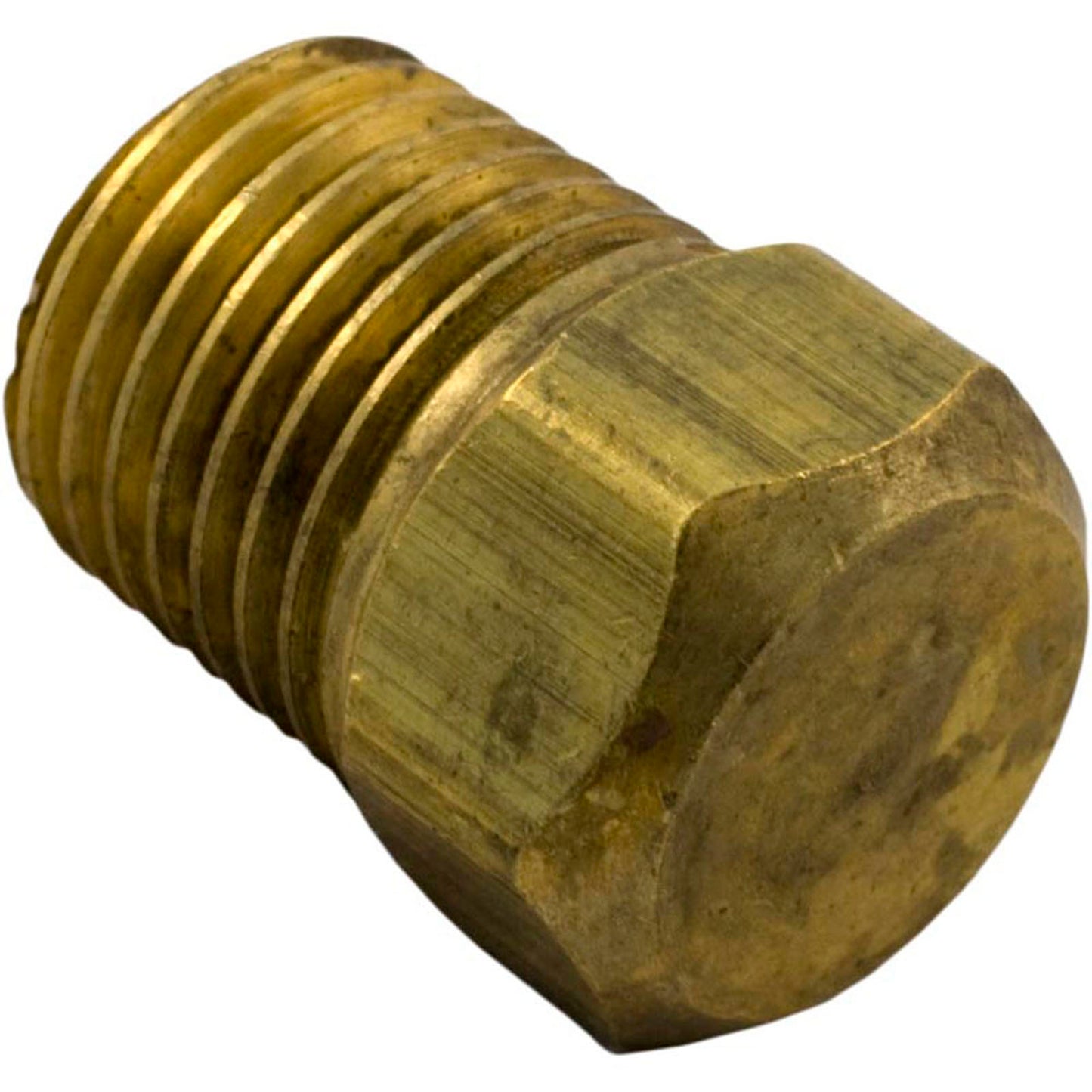 Brass Plug, Zodiac Jandy Laars EPC/ESC/ESG/EPH/Lite, 1/4"mpt
