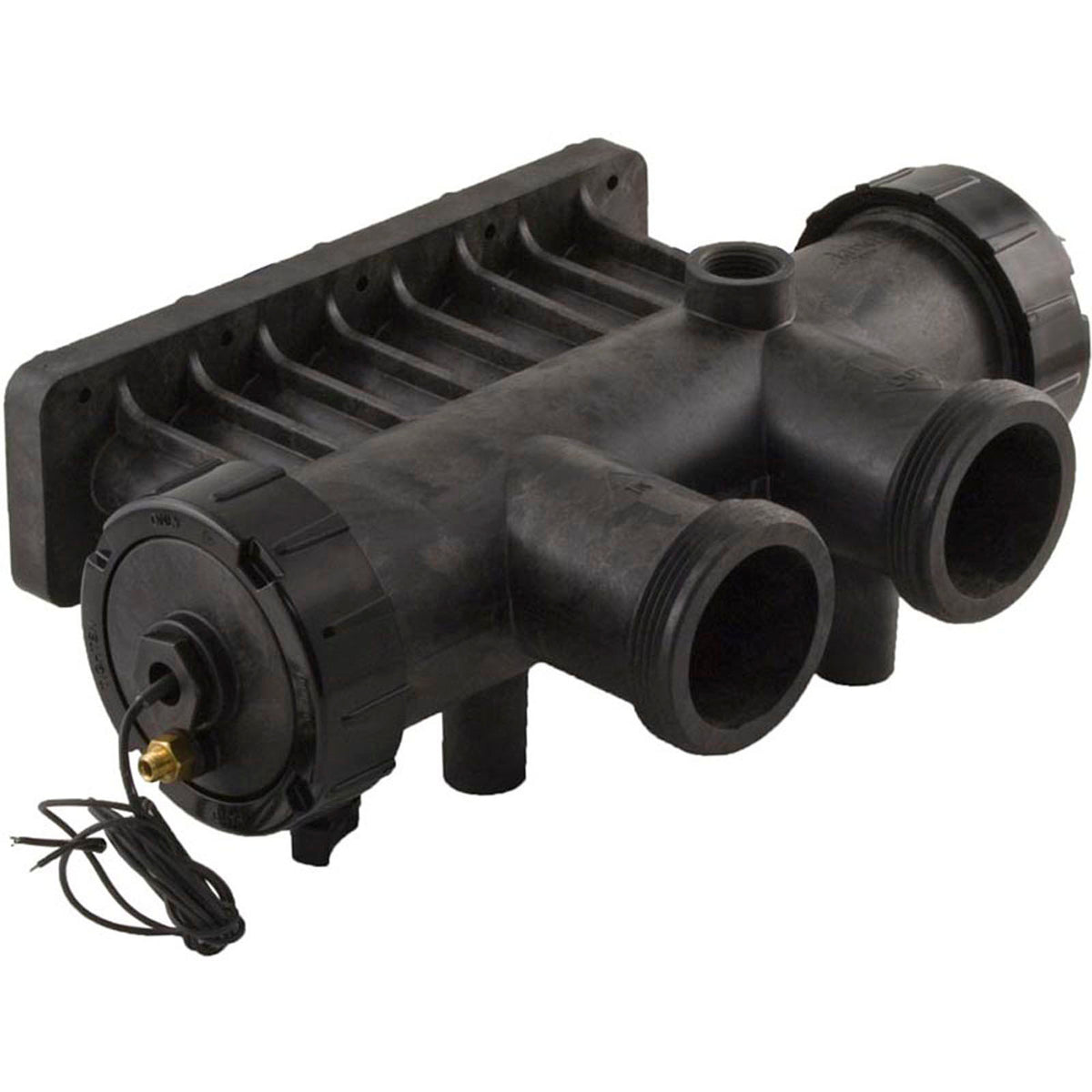 Inlet/Outlet Header, Zodiac/Jandy, Legacy LRZE/LRZM, Polymer