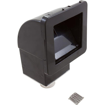 Écumoire complète, accès avant à la voie d'eau, 1-1/2", noir