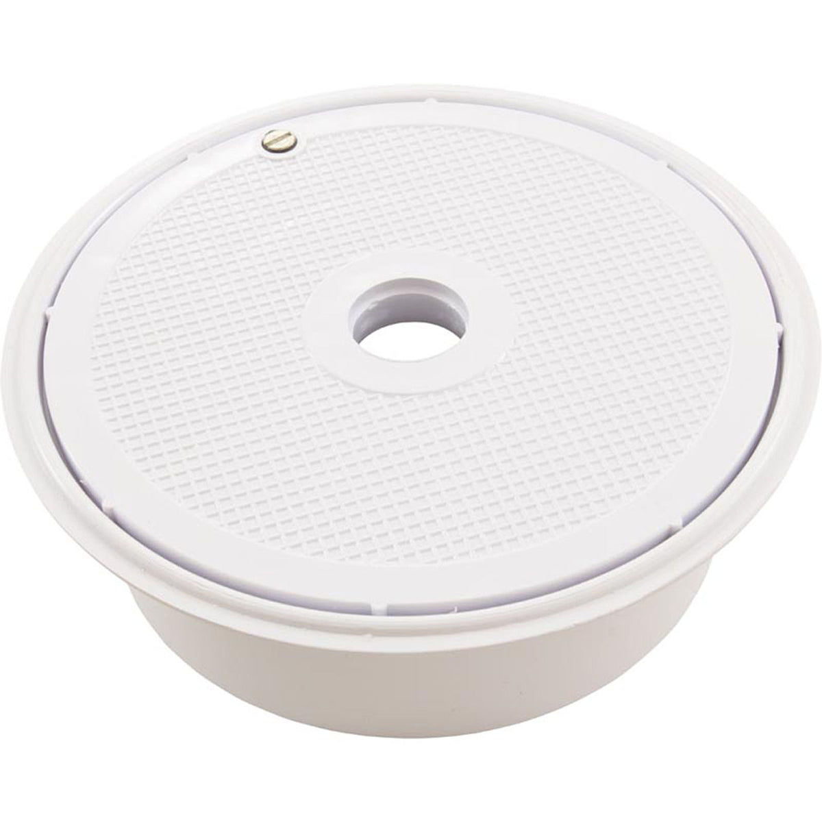 Skimmer Lid, Pentair, 6", w/ Ring, White