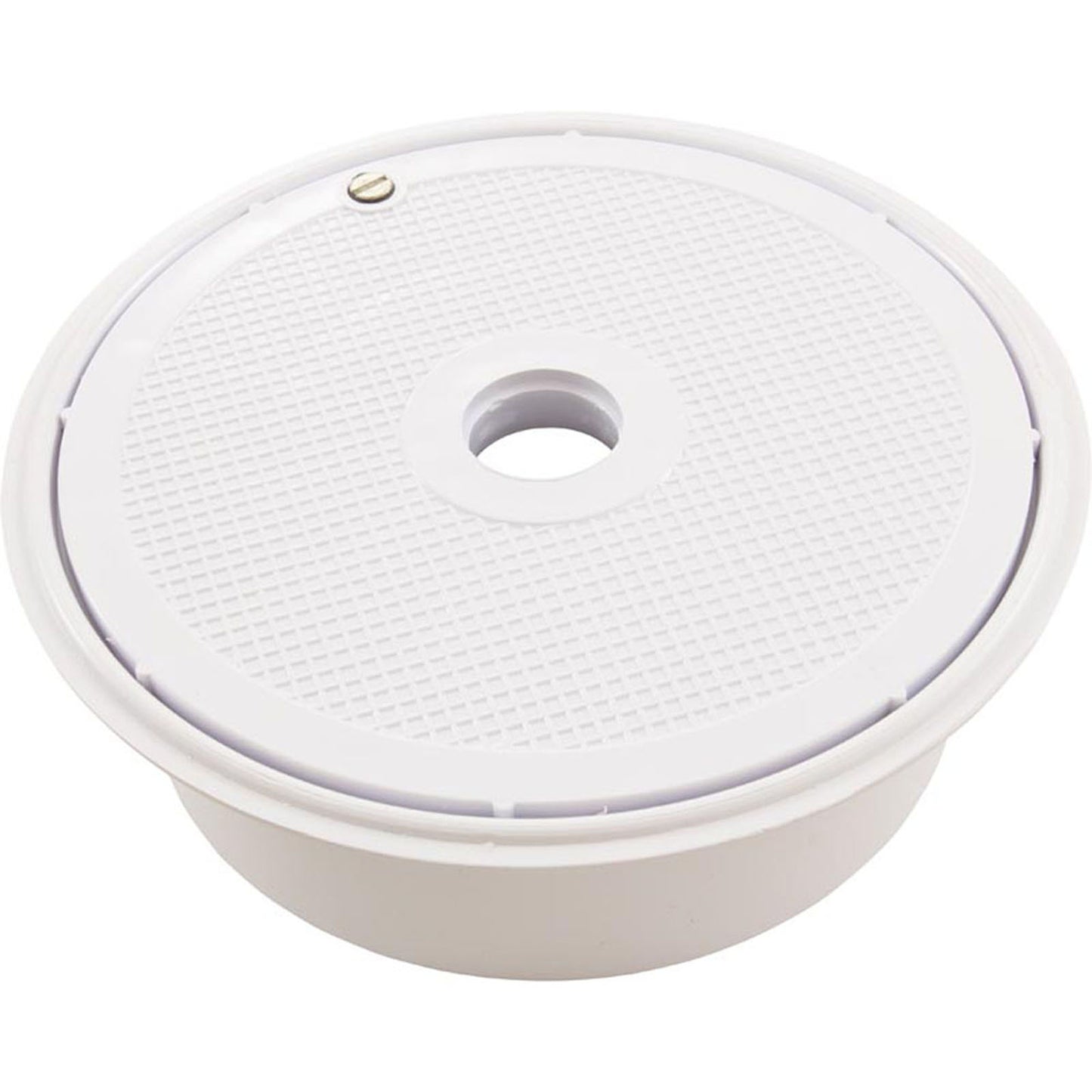 Skimmer Lid, Pentair, 6", w/ Ring, White