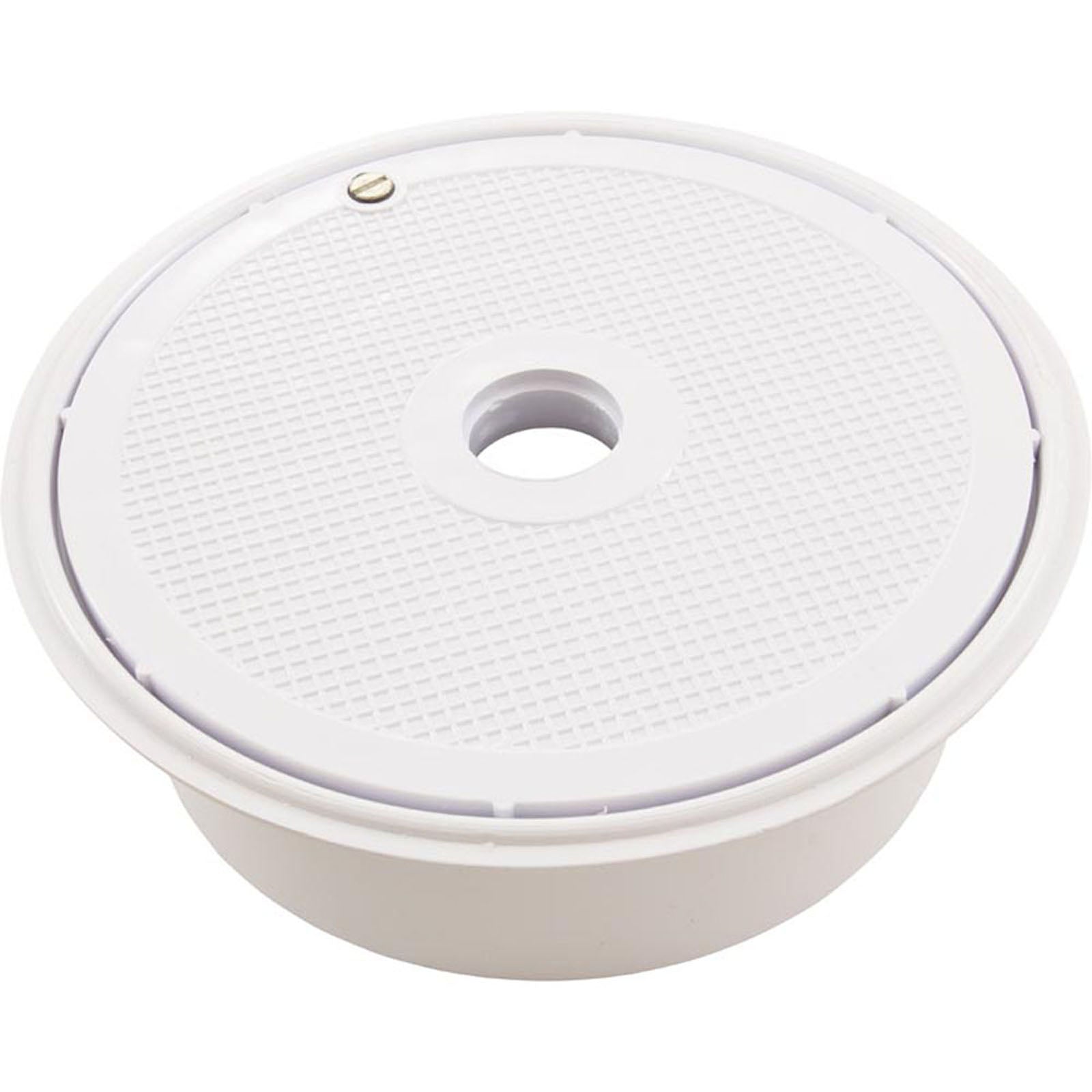 Skimmer Lid, Pentair, 6", w/ Ring, White