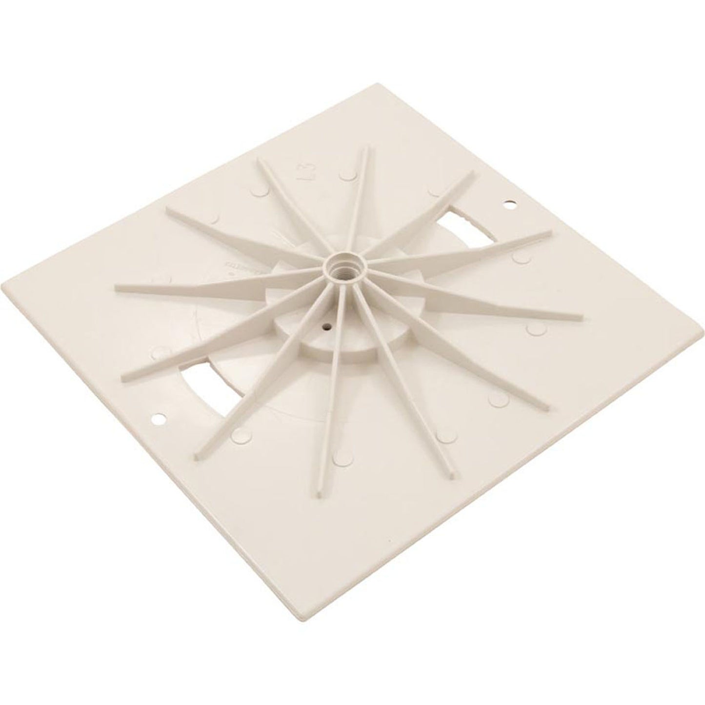 Skimmer Lid, Hayward, 10" x 10", w/o Thermometer, White, Gen