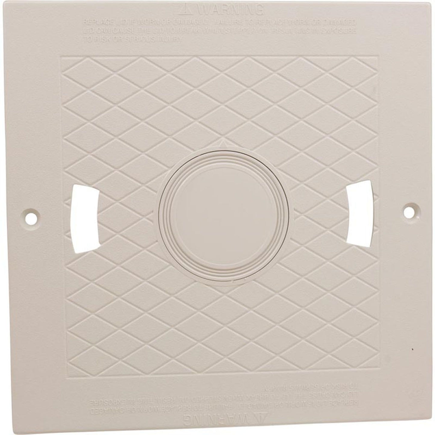 Skimmer Lid, Hayward, 10" x 10", w/o Thermometer, White, Gen