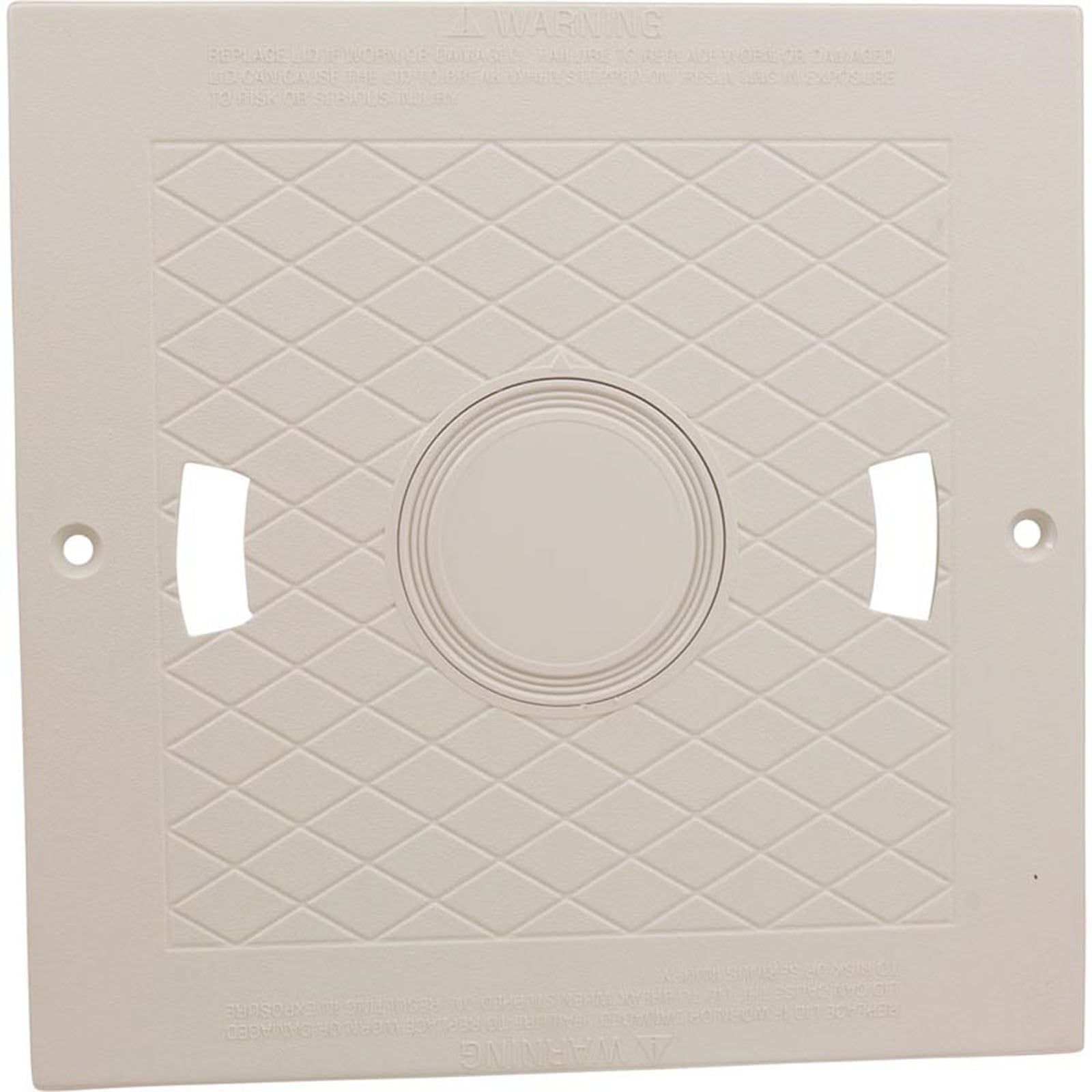 Skimmer Lid, Hayward, 10" x 10", w/o Thermometer, White, Gen