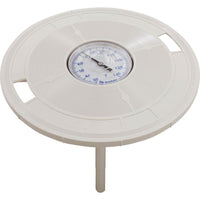 Skimmer Lid, Pentair, 9-3/16" Diameter, w/ Thermometer, White