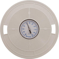 Skimmer Lid, Pentair, 9-3/16" Diameter, w/ Thermometer, White