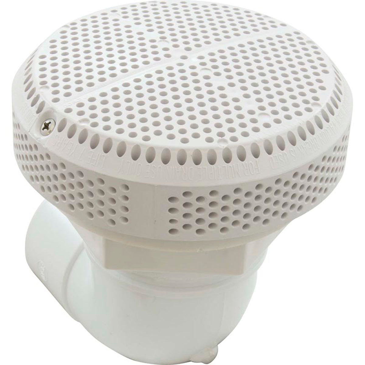 Suction Assembly, WW Super Hi-Flo, 3-1/4"hs, 2"s, 90 deg, White