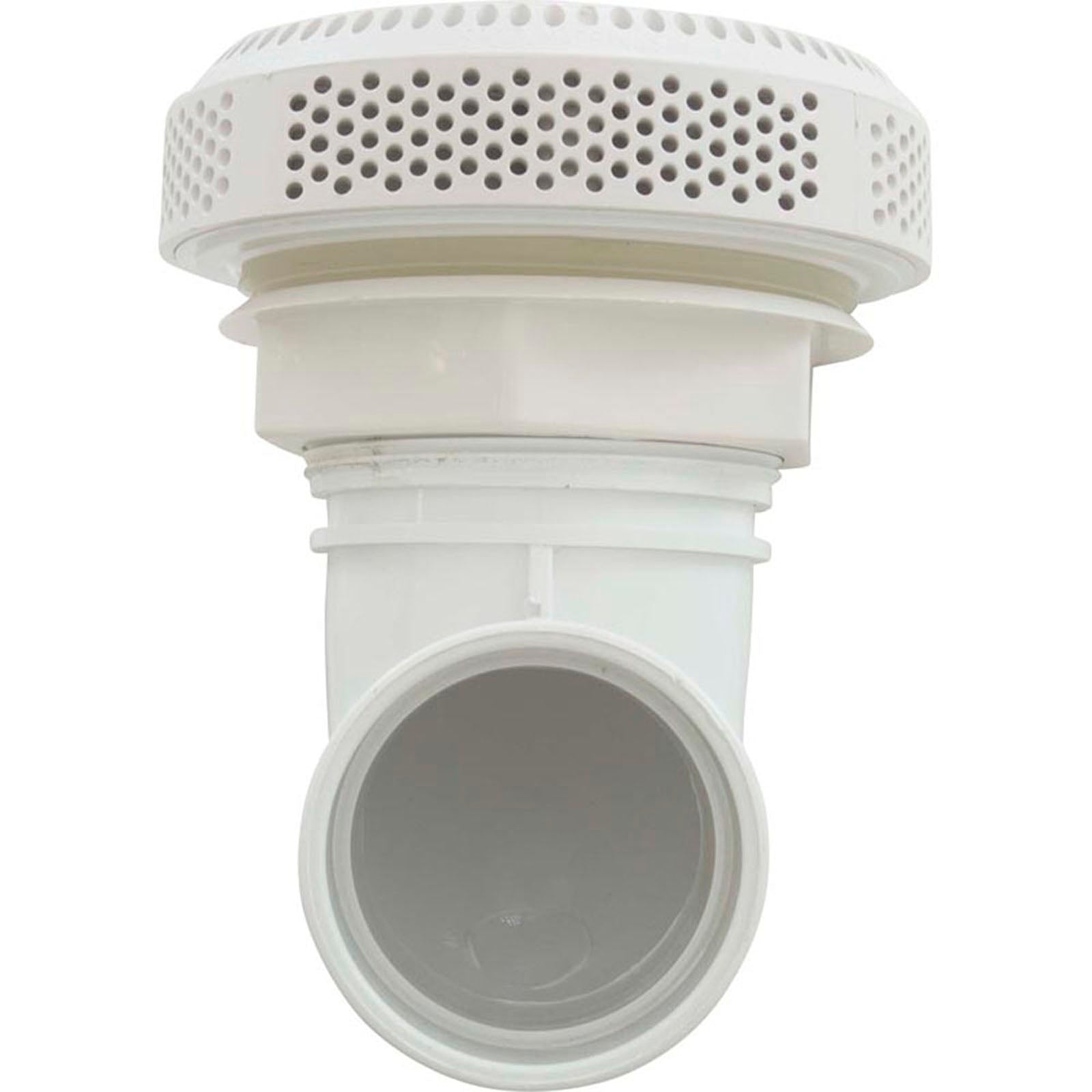 Suction Assembly, WW Super Hi-Flo, 3-1/4"hs, 2"s, 90 deg, White