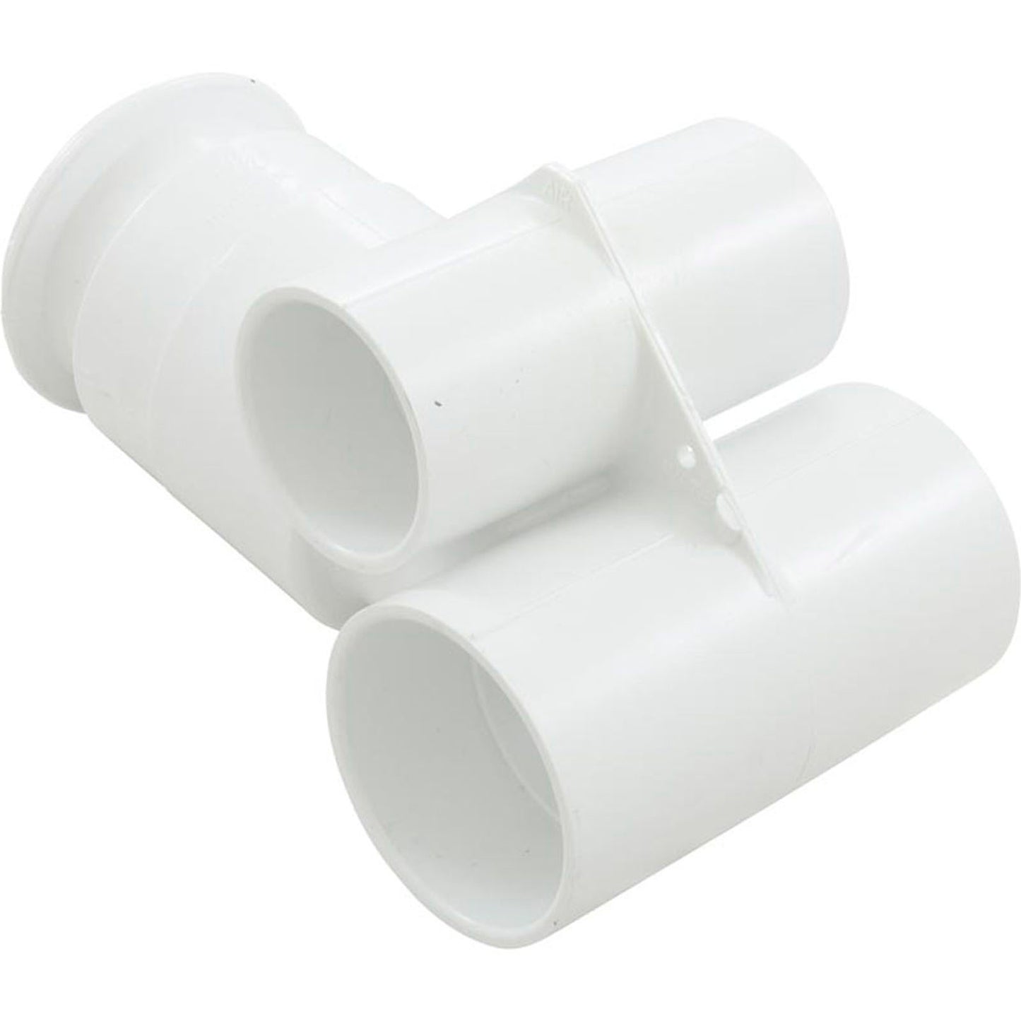 Corps de jet, WW Poly Gunite, a1-1/2"s, w2"s, T, blanc