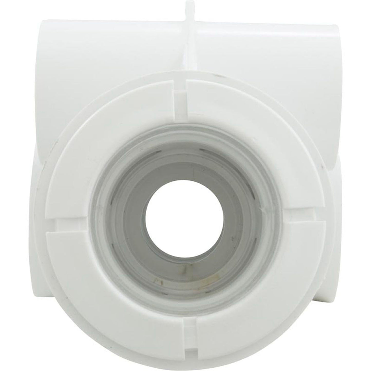 Corps de jet, WW Poly Gunite, a1-1/2"s, w2"s, T, blanc