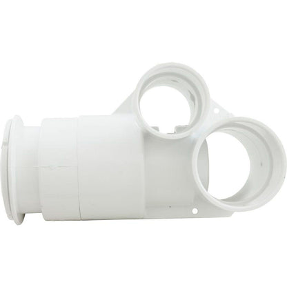 Corps de jet, WW Poly Gunite, a1-1/2"s, w2"s, T, blanc