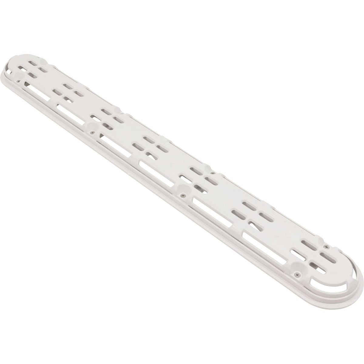 Channel Drain Cover, Aquastar, 32", Anit-Entrap, w/Frame, Wht