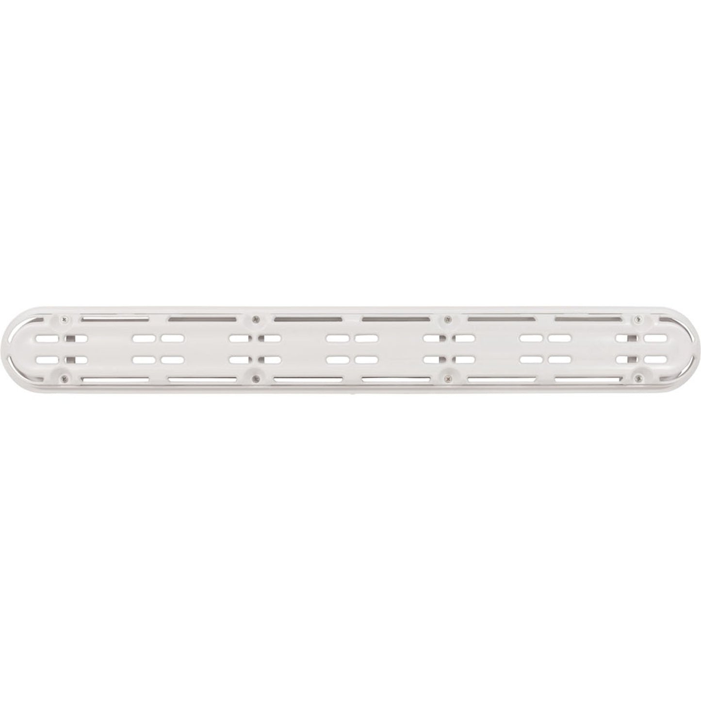 Channel Drain Cover, Aquastar, 32", Anit-Entrap, w/Frame, Wht