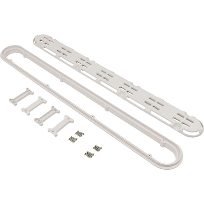 Channel Drain Cover, Aquastar, 32", Anit-Entrap, w/Frame, Wht