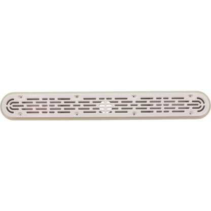 Channel Drain, Aquastar, 32", Flat Grate, For Concrete, White