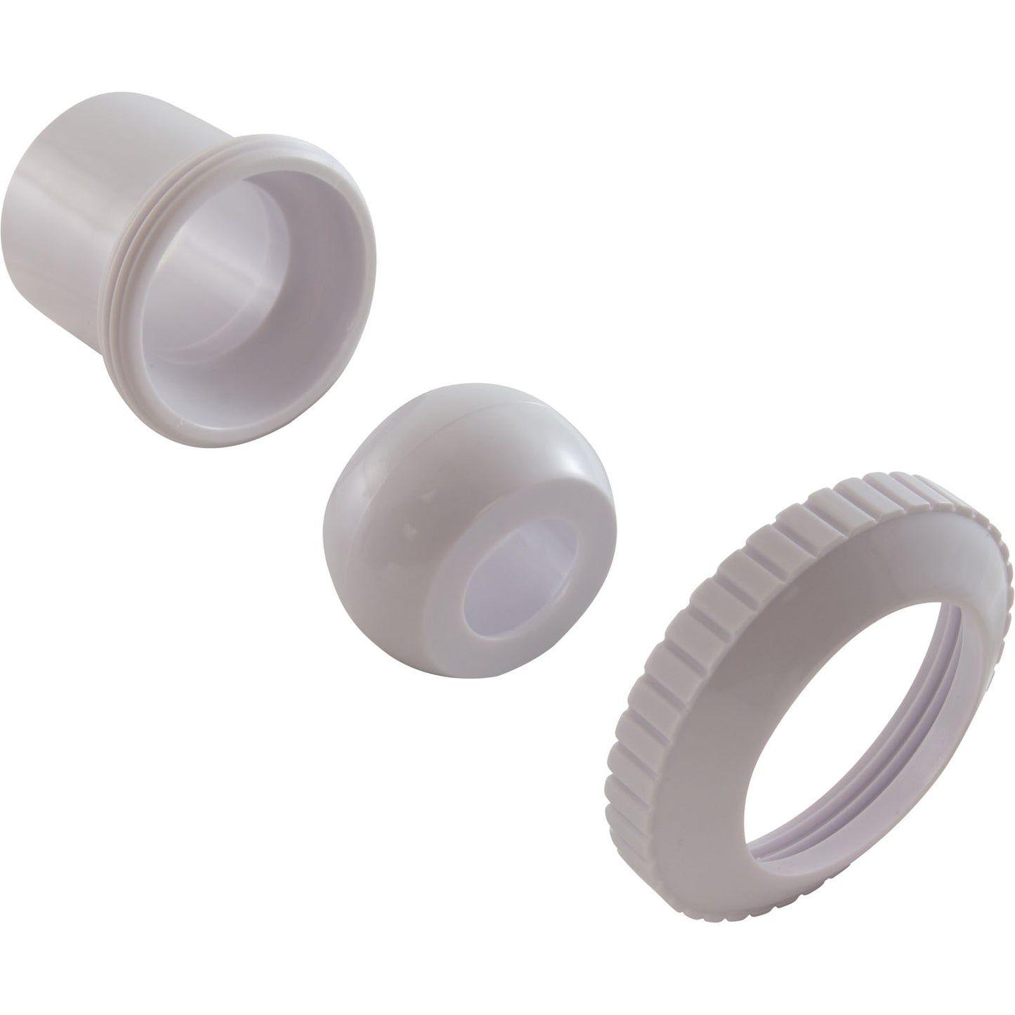 Insider Wall Fitting, Pentair, 1-1/2"s, 3/4" Orifice, White