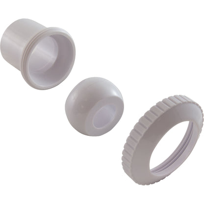 Insider Wall Fitting, Pentair, 1-1/2"s, 3/4" Orifice, White