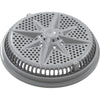 Main Drain Grate, PentairStarGuard, 8", 112gpm, Gray, Short Ring
