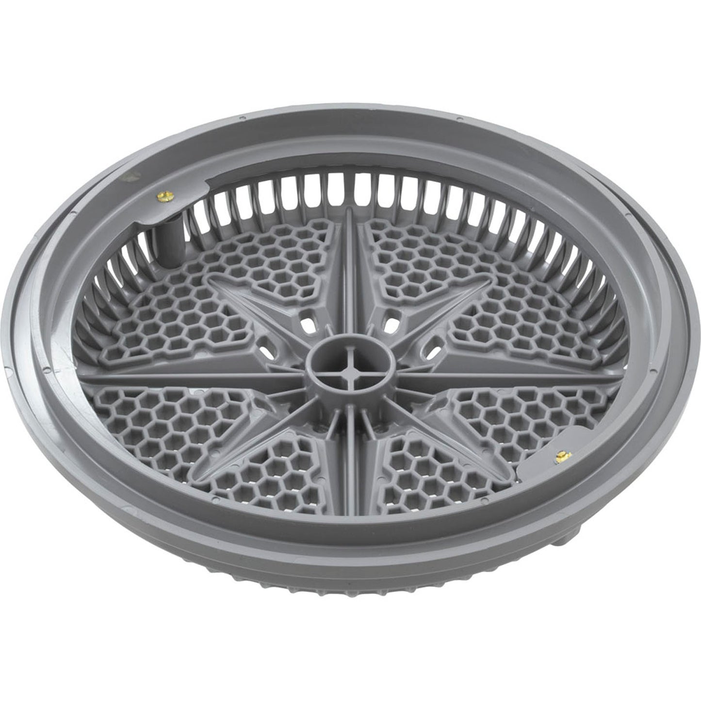 Main Drain Grate, PentairStarGuard, 8", 112gpm, Gray, Short Ring