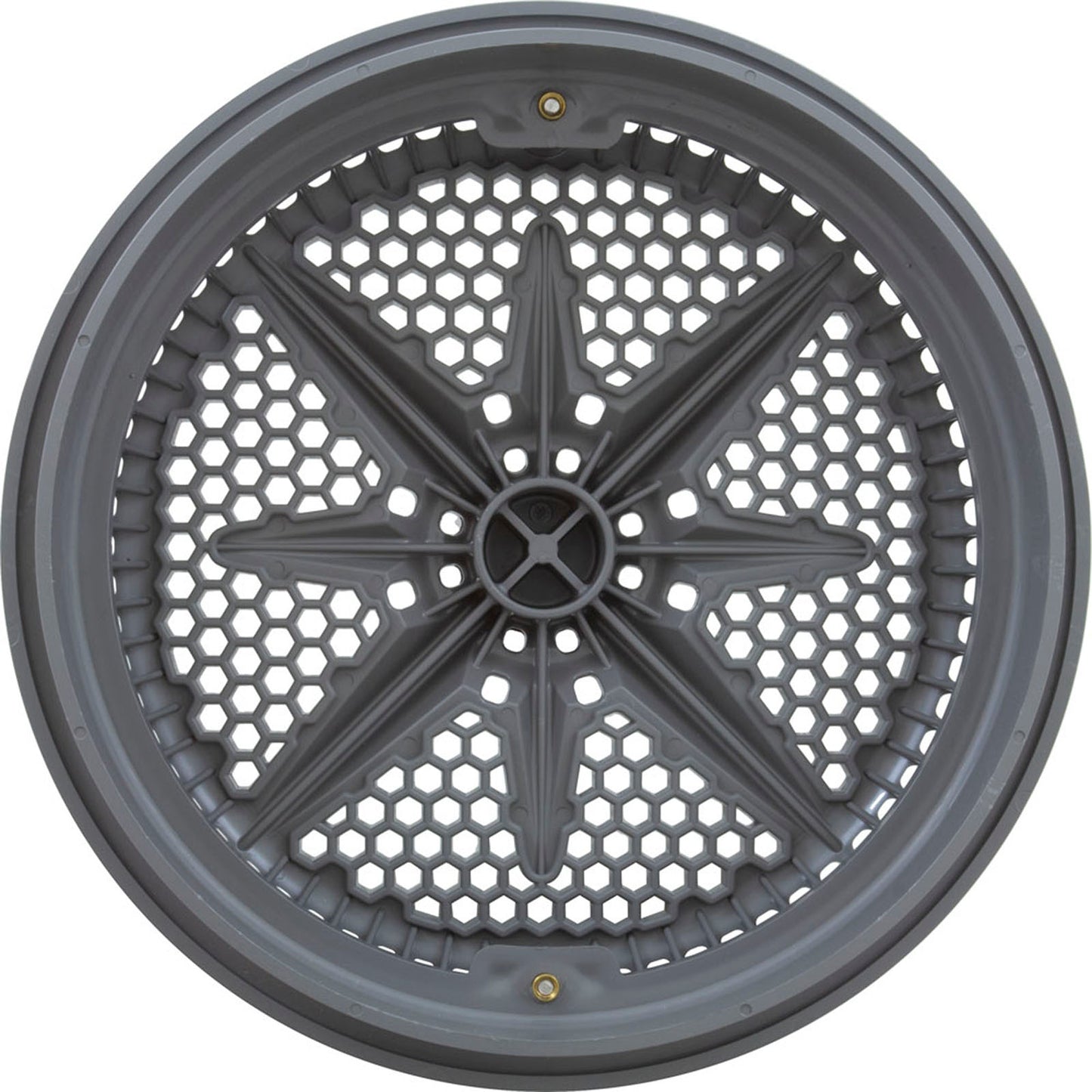 Main Drain Grate, PentairStarGuard, 8", 112gpm, Gray, Short Ring
