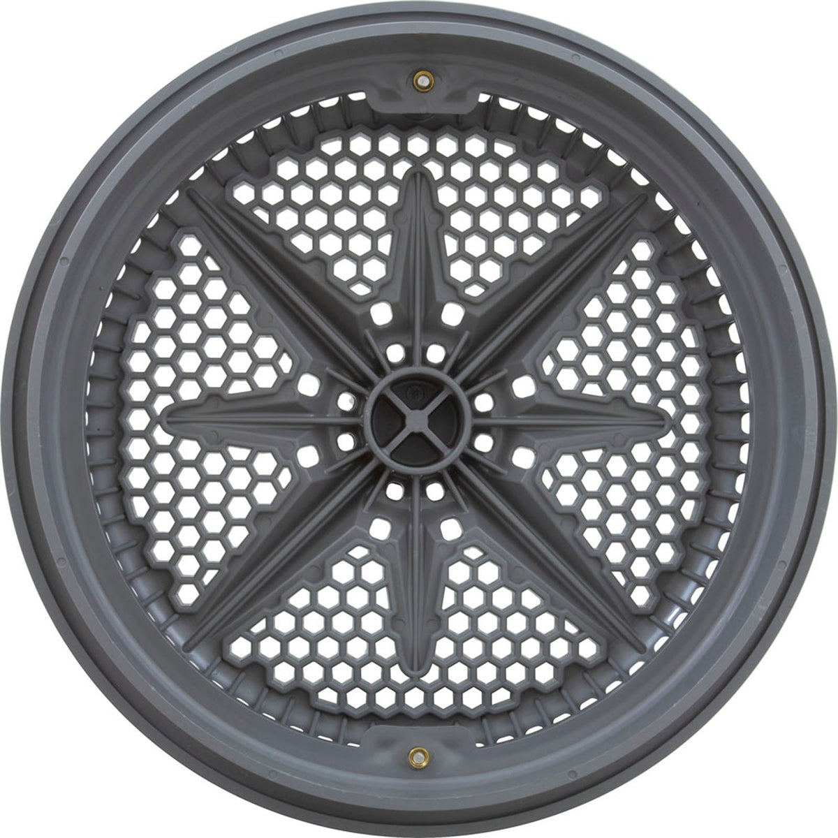 Main Drain Grate, PentairStarGuard, 8", 112gpm, Gray, Short Ring