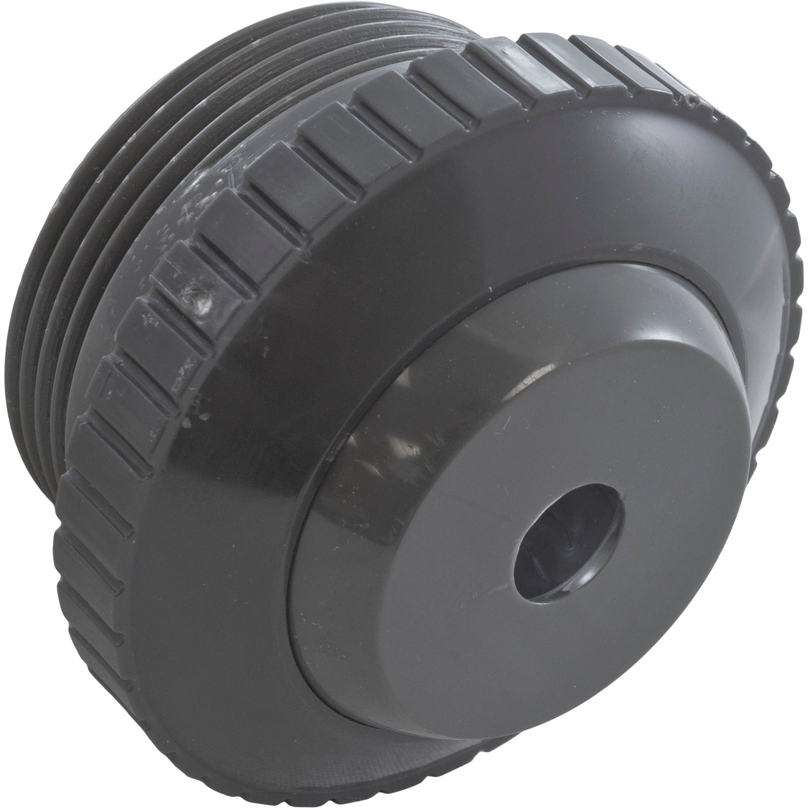 Inlet Fitting, Pentair, 1-1/2"mpt, 3/8" Orifice, Dk Gray