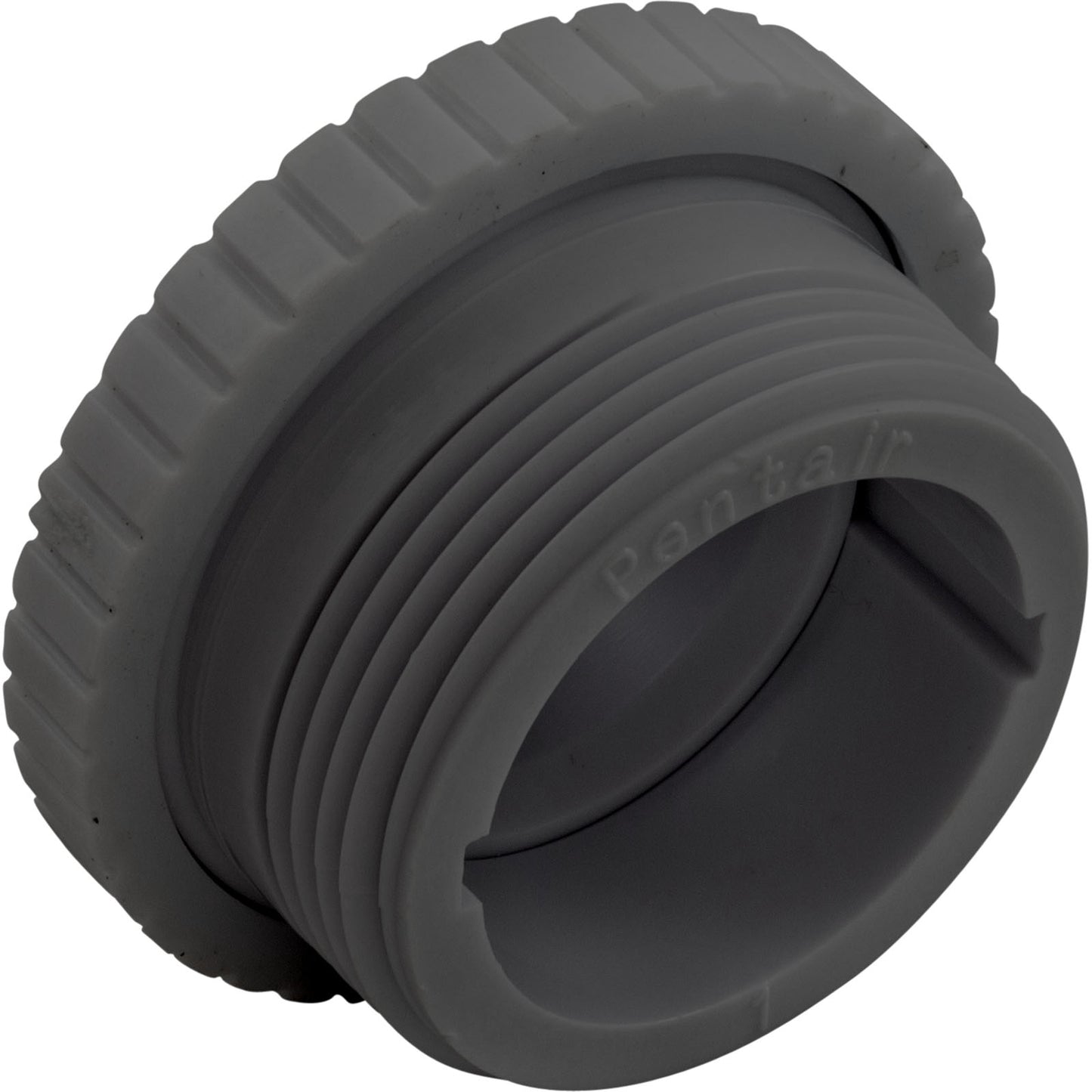 Inlet Fitting, Pentair, 1-1/2"mpt, 1/2" Orifice, Dark Gray