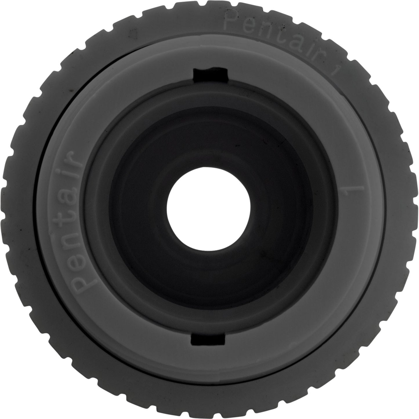 Inlet Fitting, Pentair, 1-1/2"mpt, 1/2" Orifice, Dark Gray