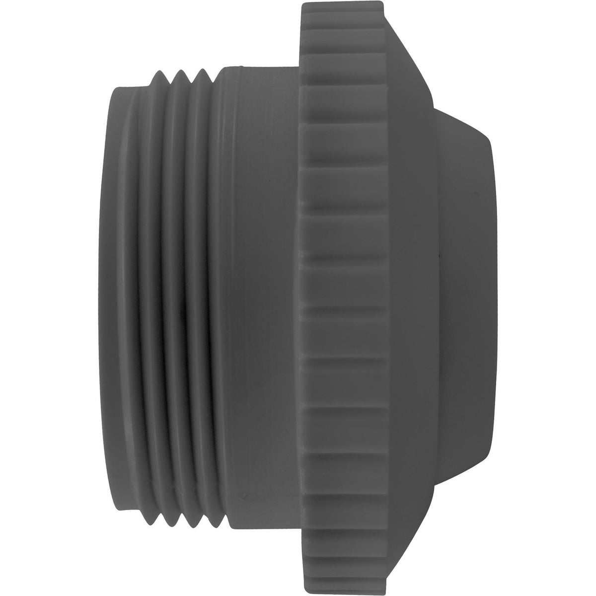 Inlet Fitting, Pentair, 1-1/2"mpt, 3/4" Orifice, Dk Gray